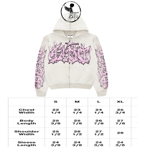 "Lovers Only" White Zipup