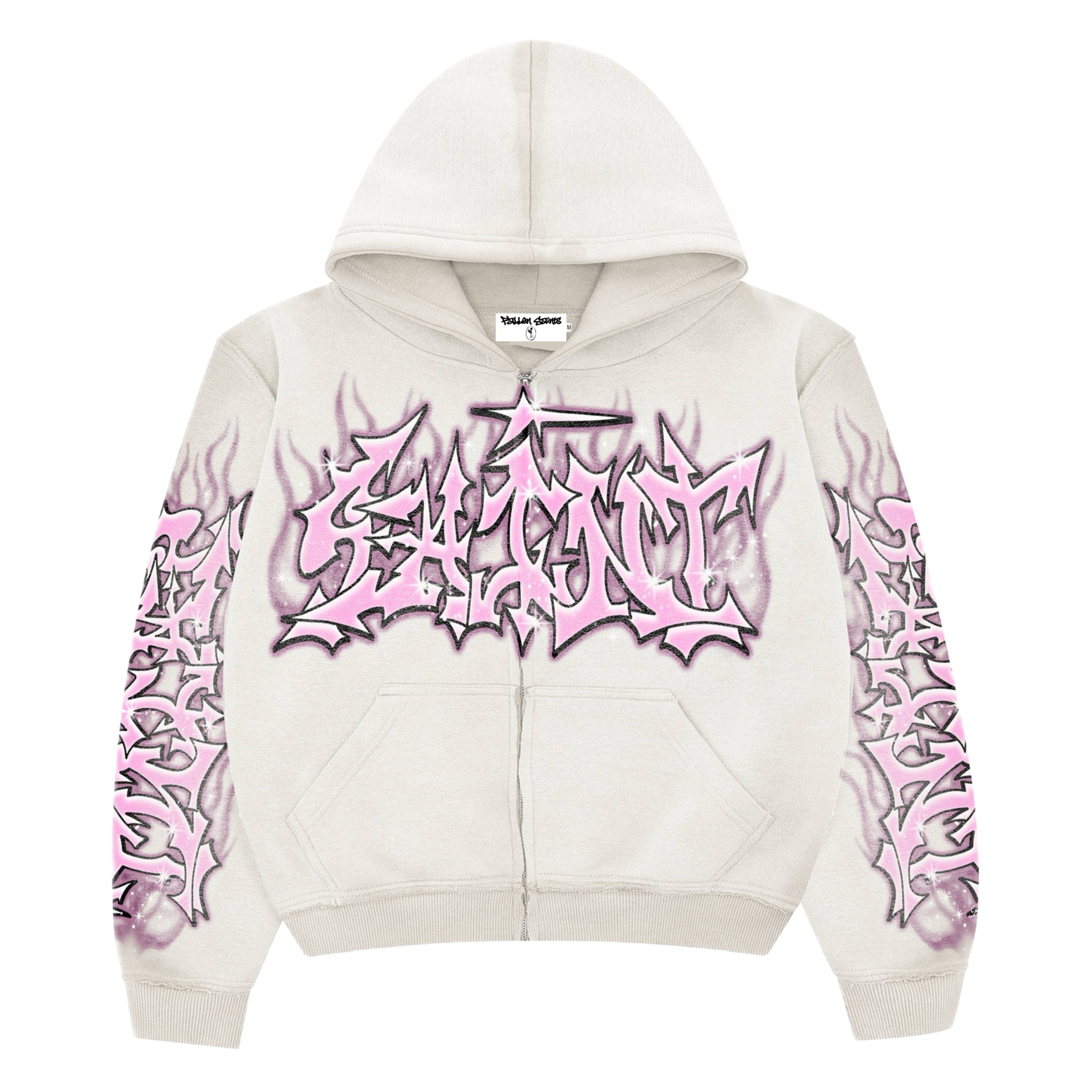 "Lovers Only" White Zipup